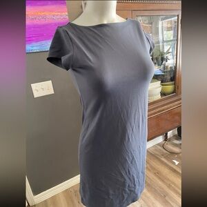 Susana Monaco REVOLVE Navy Blue Short Sleeve Mini Low Open Back Dress